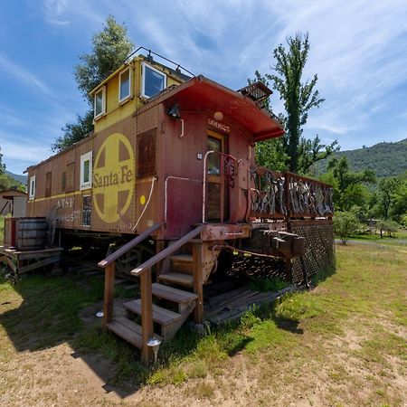 Villa Little Red Caboose Oakhurst Exterior foto
