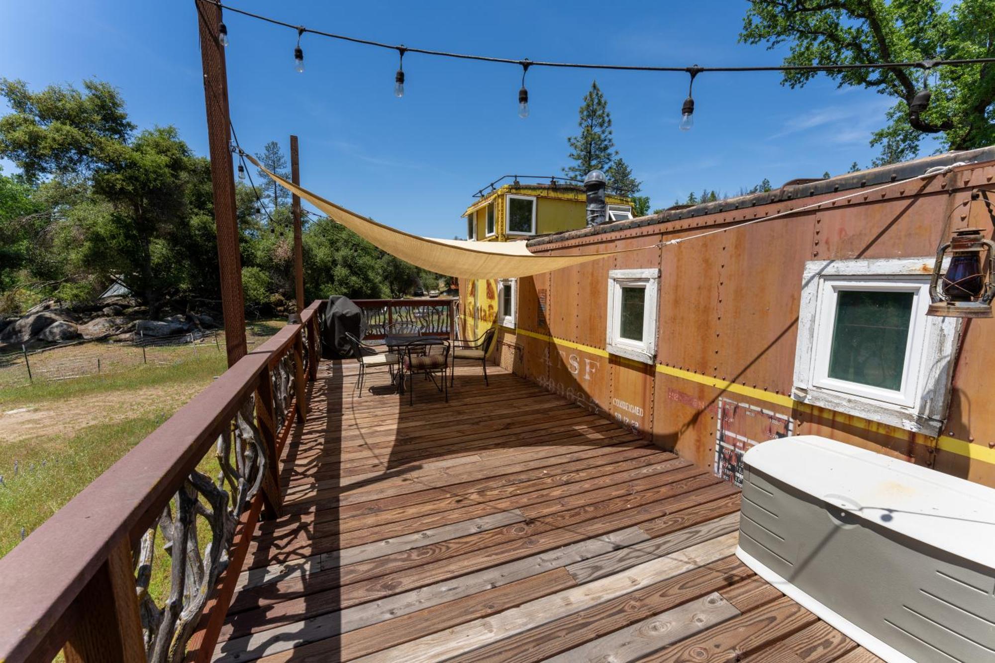 Villa Little Red Caboose Oakhurst Exterior foto