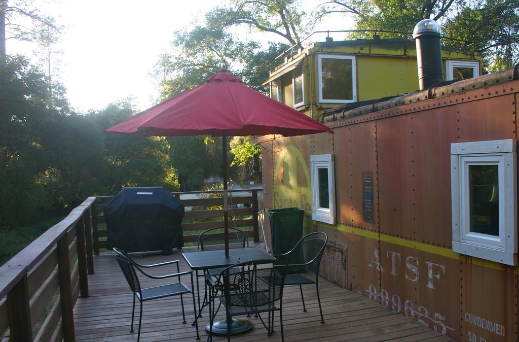 Villa Little Red Caboose Oakhurst Exterior foto
